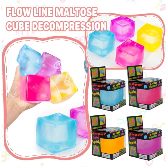 Cubes Slow Rising Squishy Toys Stress Relief Sensory Toys Anxiety Relief Sensory Fidget Toys for Anxiety Stress Relief