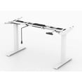 thumbnail image 1 of Cubespace Electric Standing Desk Frame Dual Motor Height Adjustable Sit Stand Desk Base Motorized Stand Up Desk Leg with 4 Memory Positions & Touch Screen Control Panel, White Frame Only, 1 of 6