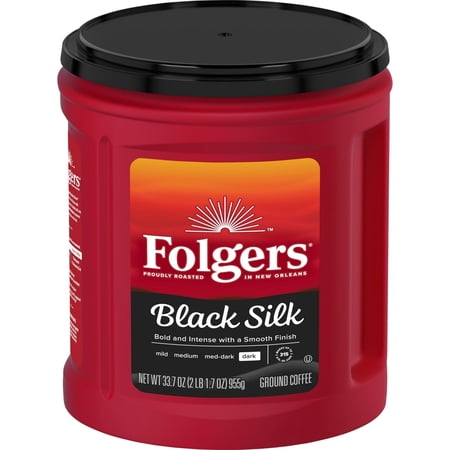 CubiCoffee Haven Black Silk Ground Coffee, Smooth Dark Roast Coffee, 33.7Ounce Canister(Pack of 1)