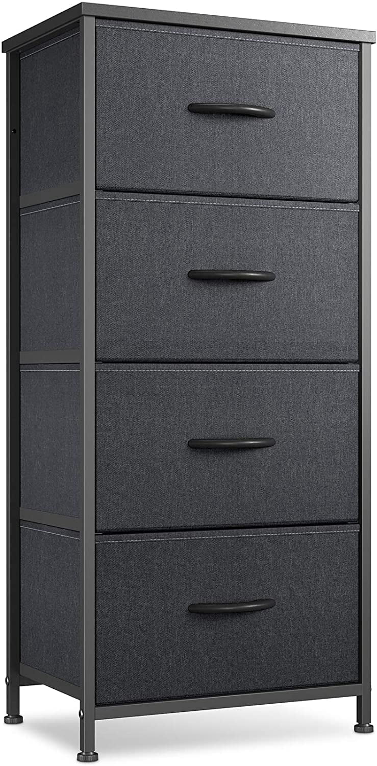 CubiCubi 4-Drawer Small Storage Dresser for Bedroom, Chest of Drawers ...