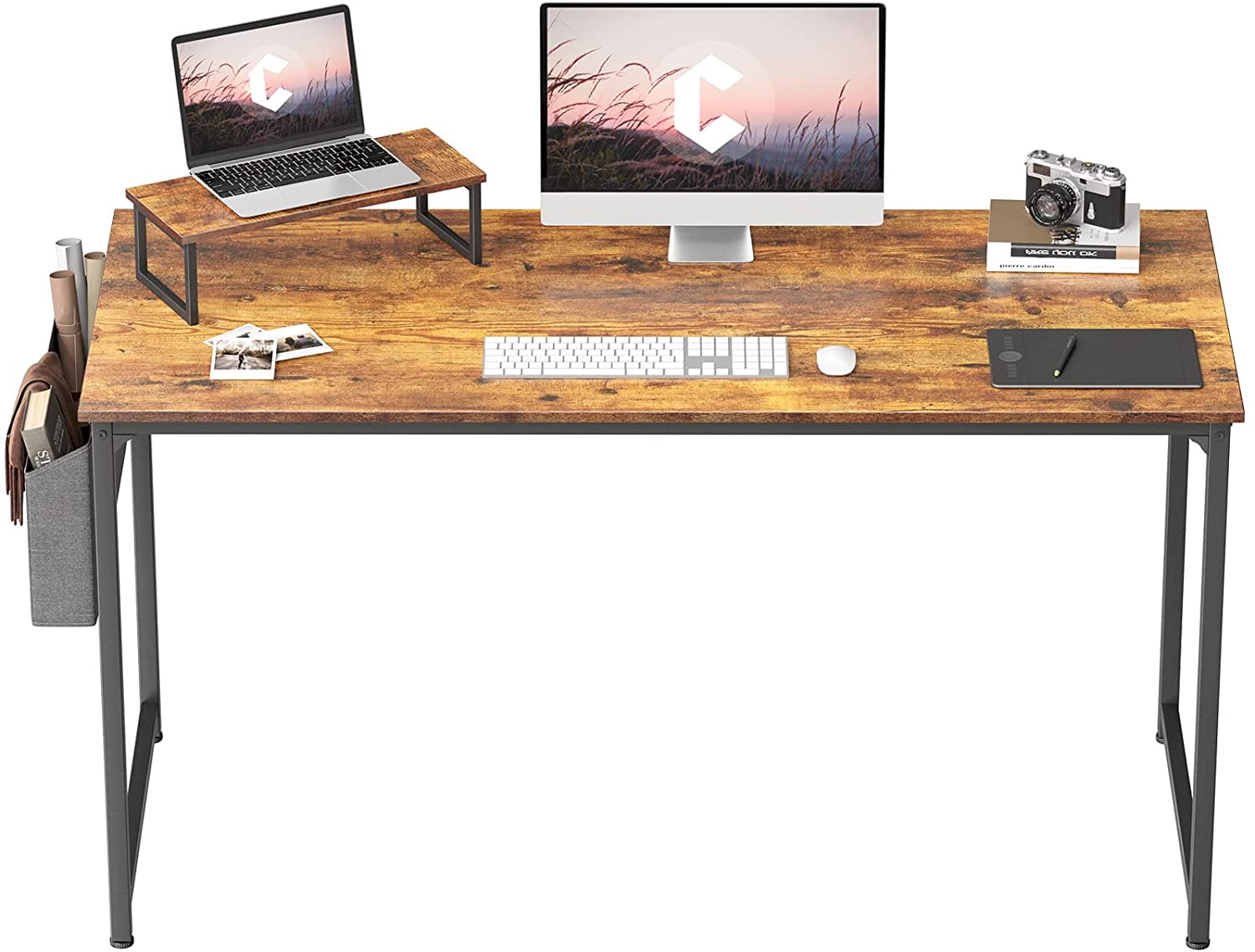 Desk Reclaimed Wood Industrial Rustic Desk Custom Table Scaffold Board  Furniture Small Large Computer Office Desk Home Study 