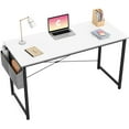 thumbnail image 1 of CubiCubi Computer Desk 32 inch Home Office Desk with Storage Bag, White Finish, 1 of 6