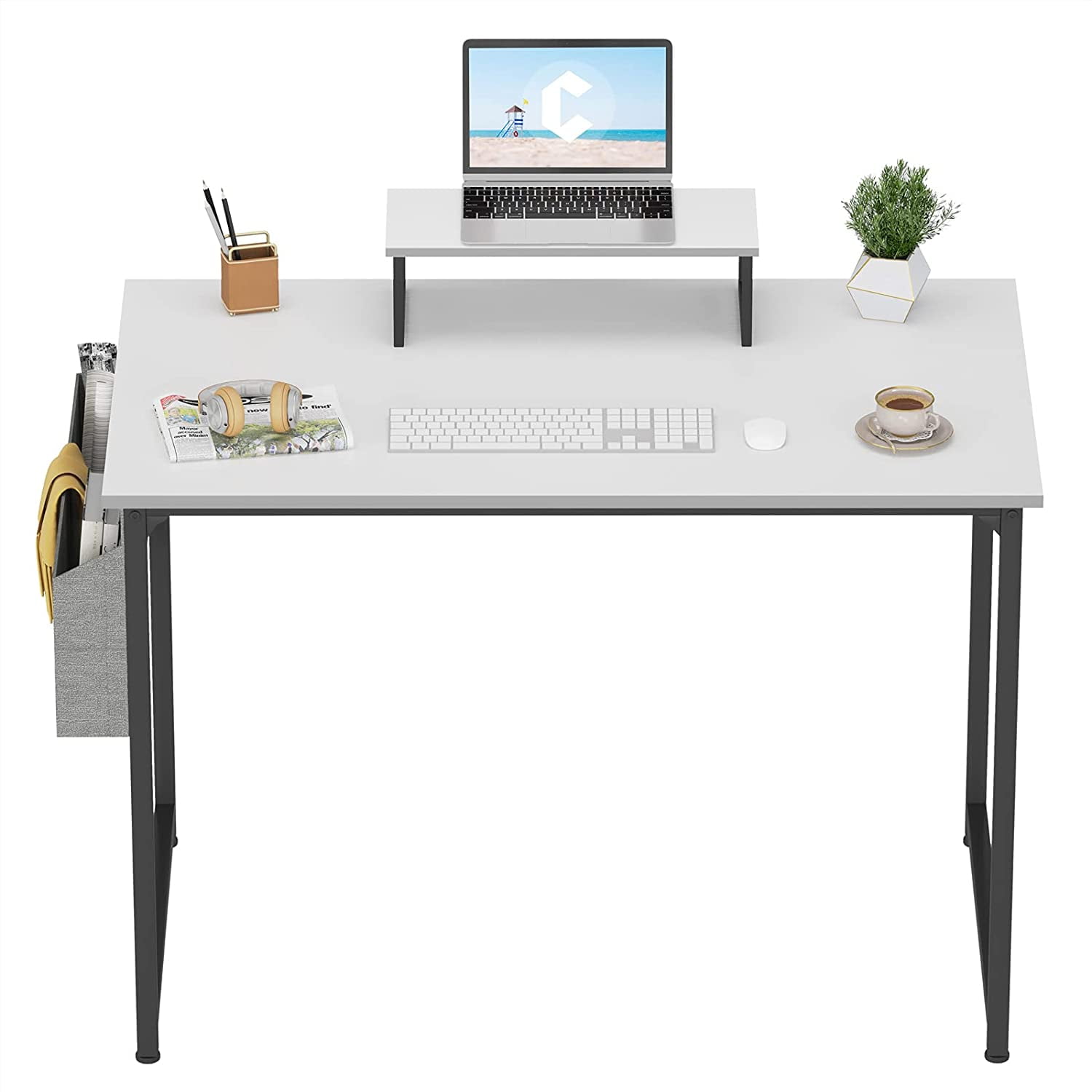 CubiCubi Computer Desk 40" Home Office Desk with Small Table and
