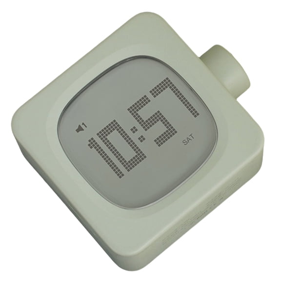 Cubic LED Digital Alarm Clock Snoozes USB Chargeable 2 Alarms Desk Clock with Backlight Waking Up Lamp for Bedroom Table