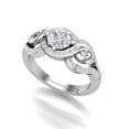 thumbnail image 1 of Cubic Zirconia 925 Sterling Silver Solitaire Women's Ring Jewelry Ring Size - 8, 1 of 1