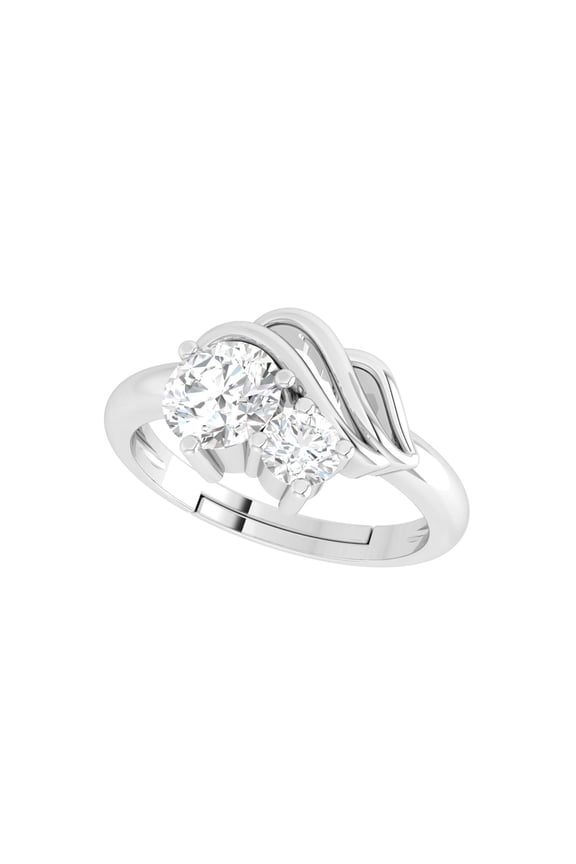 Cubic Zirconia 925 Sterling Silver Women's Ring Fashion Jewelry Ring Size - 8