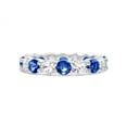 thumbnail image 1 of Cubic Zirconia Eternity Band Ring in Sterling Silver, 1 of 10