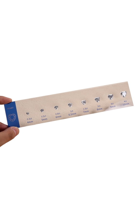 Cubic Zirconia Gemstones Measurement Tool With Caliper for Jewelry Size Matching