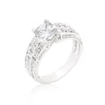 thumbnail image 1 of Cubic Zirconia Princess Cut Ring Size 8, 1 of 3