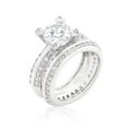 thumbnail image 1 of Cubic Zirconia Round Cut Pave Ring Set, 1 of 4