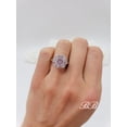 thumbnail image 1 of Cubic Zirconia, Solitaire Ring, 5A Quality, Sterling Silver, Made to Order, Jewelry Gift, 1 of 3