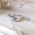 thumbnail image 1 of Cubic Zirconia / Sterling Silver 925 Ring / Rhodium plated Nickel-Free / MadDuckJewels RG1414 / Thailand Jewelry, 1 of 4