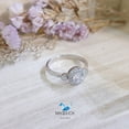 thumbnail image 1 of Cubic Zirconia / Sterling Silver 925 Ring / Rhodium plated Nickel-Free / MadDuckJewels RG1635 / Thailand Jewelry, 1 of 5
