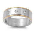 thumbnail image 1 of Cubic Zirconia Two Toned Ring, 1 of 3