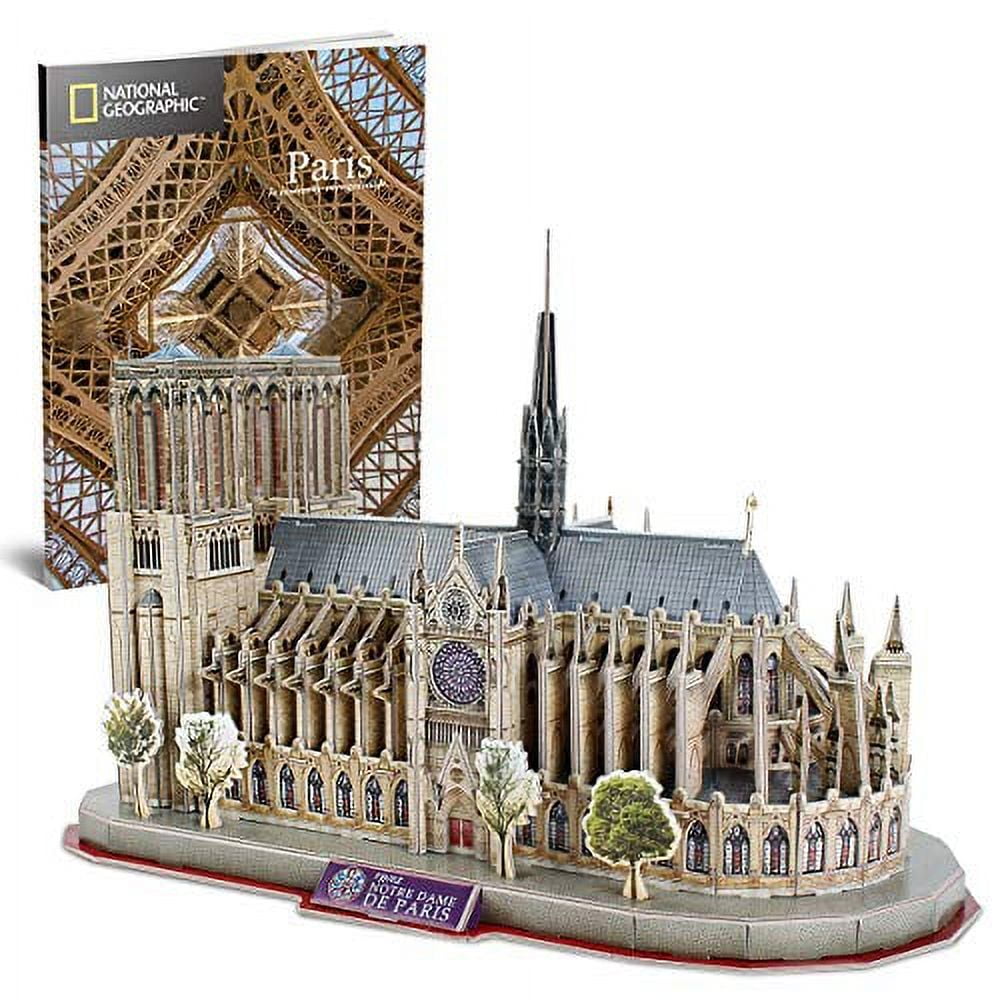 CubicFun National Geographic 3D Puzzle for Adults Kids Notre Dame de