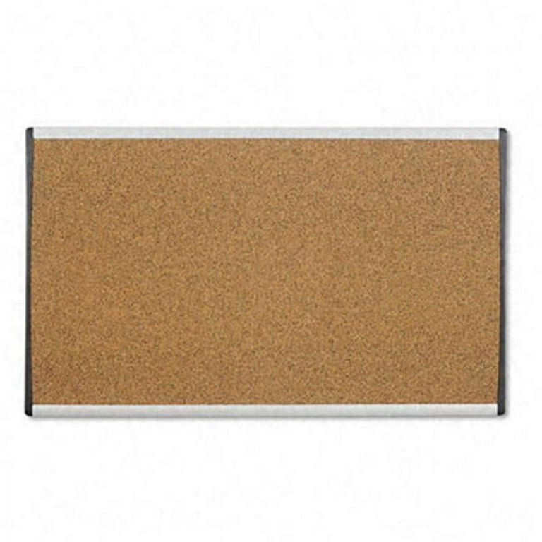 ARC Frame Cubicle Cork Board, 24 x 14, Tan Surface, Silver Aluminum Frame ARC Frame Cubicle Cork Board, 24 x 14, Tan Surface, Silver Aluminum Frame