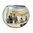 thumbnail image 1 of Cubicle Mirror 6Inch Convex Mirror Vase Cubicle Decor Desk Security Mirror to See Behind You, Stylish Glass Rearview, 1 of 10