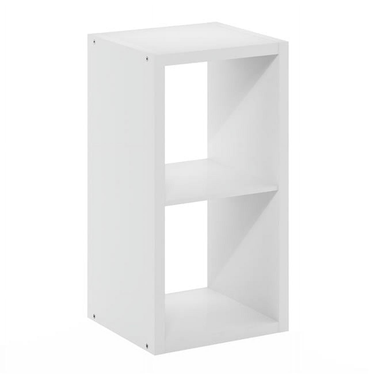 Cubicle Open Back Decorative Cube Storage Organizer, White 2Cube