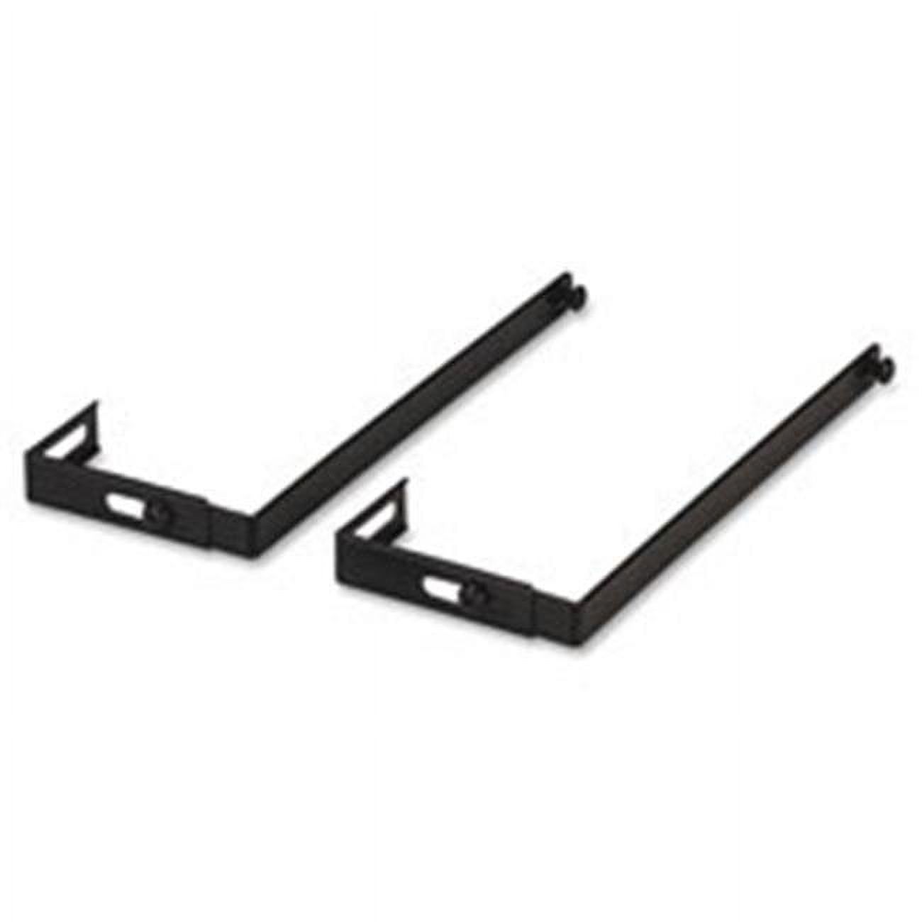 Cubicle Partition Hangers, Adjustable, MetalBlack