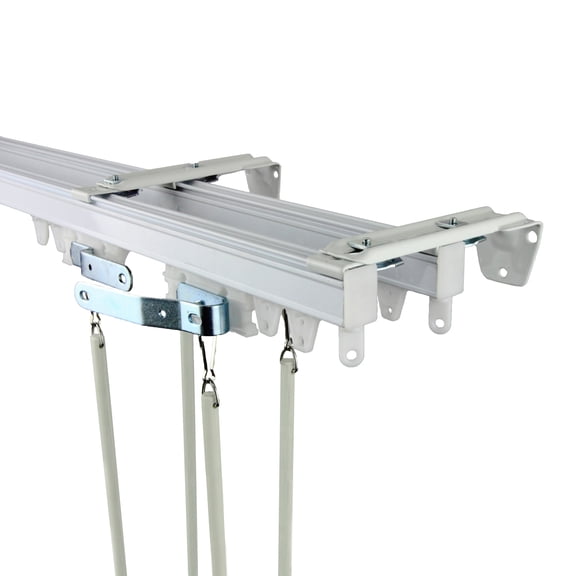 Cubicle Wall/Ceiling Double Track Kit 12 ft (Compose of two 6 ft Tracks)