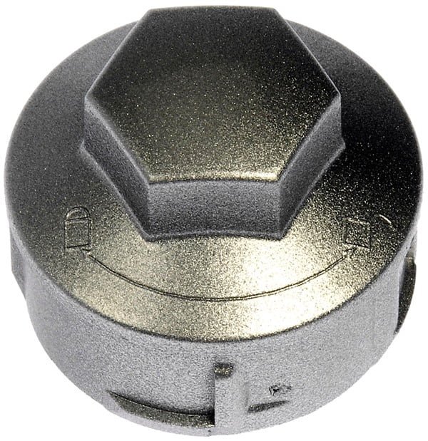 Cubierta de tuerca de rueda plata, Tornillo y bloqueo, hexagonal de 19 mm