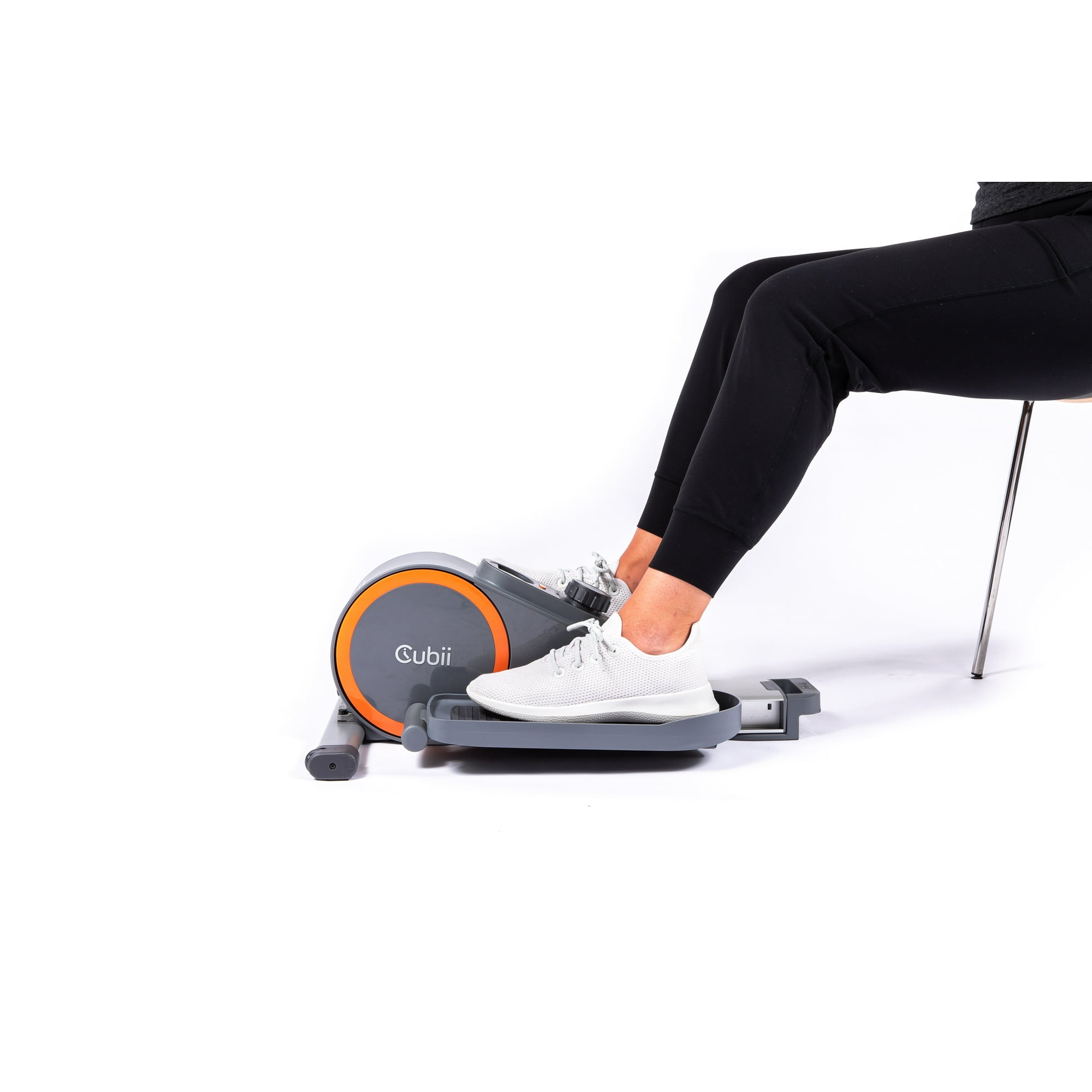 Cubii Go, Seated Elliptical Trainer with Wheels and Handle, 8 Adjustable Magnetic Resistance Levels