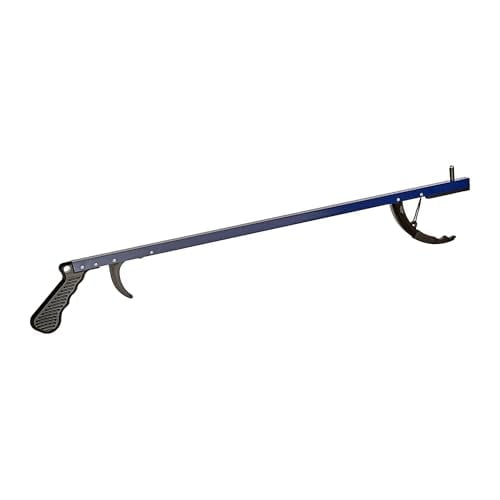 Cubii Health Lightweight 26" Easy-to-Use Reacher Grabber Tool, Aluminum, Blue
