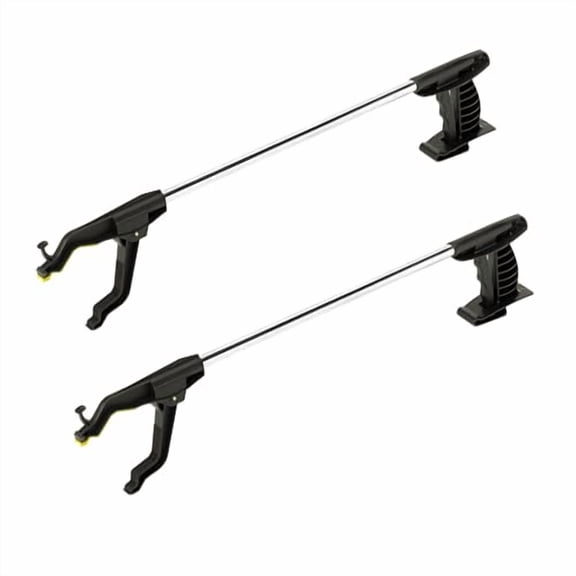 Cubii Health Lightweight Rotating 30" Easy-to-Use Reacher Grabber Tool, Aluminum, (2 Pack)