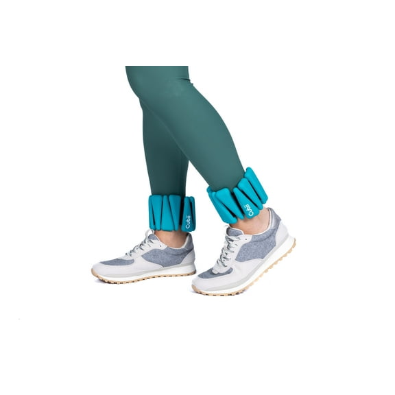 Cubii Wearable and Adjustable 2 lb Ankle/Wrist Weights, Set of 2 Comfortable and Soft, Perfect for Dancing, Running, Walking, Fitness, Workout