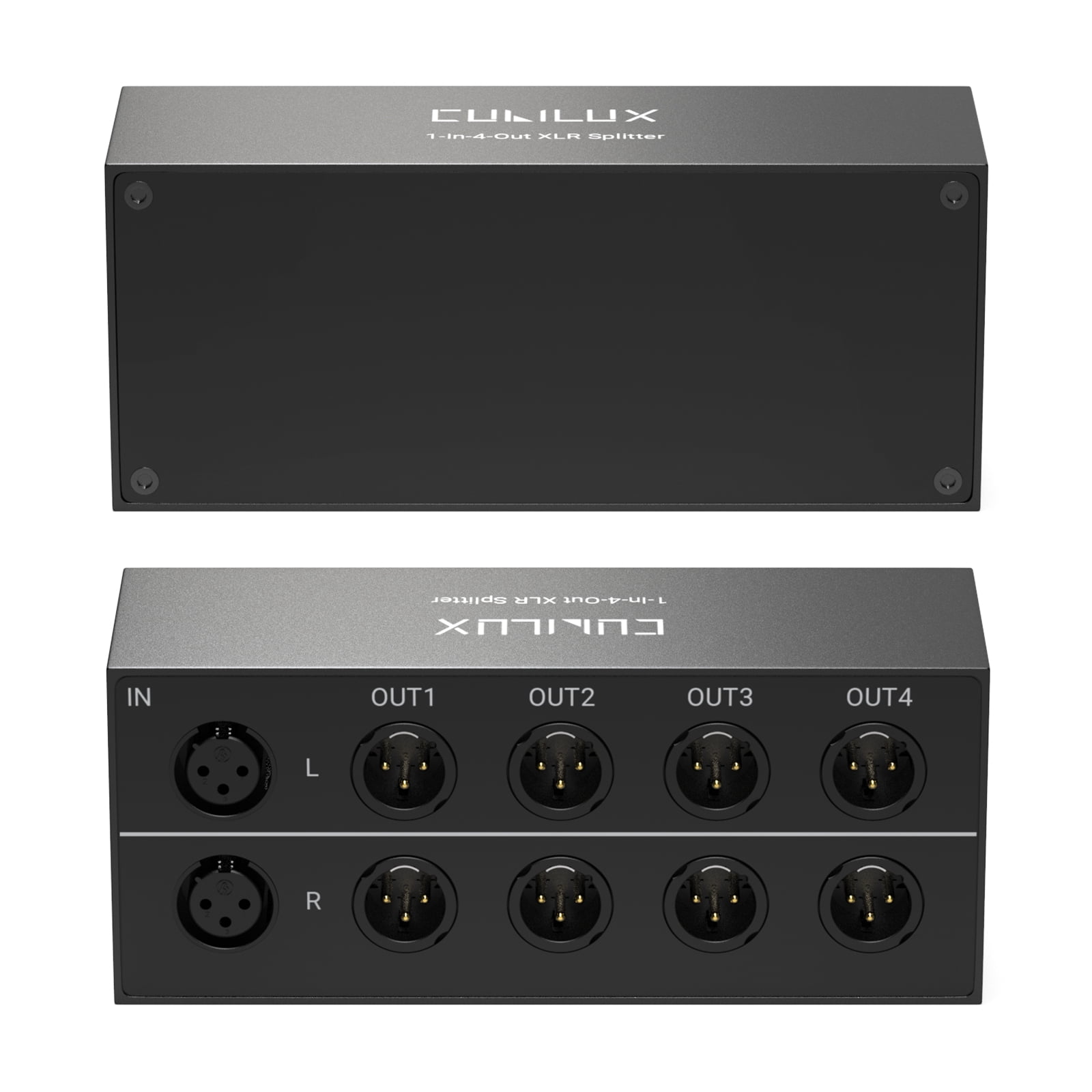 Selettore Audio XLR Passivo 3-in-1-out | Interruttore Bilanciato Per Amplificatori E Sistemi Audio, Connettori Placcati Oro