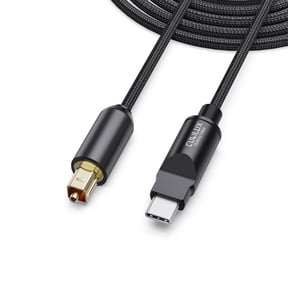 Cubilux USB C to TOSLINK Optical Audio Cable, Unidirectional Type C to SPDIF Digital Aux Cord, S/PDIF Transmitter for Computer/Laptop/PC MacBook(5.1 Surround Sound) and PS5(Stereo), 6.6 FT