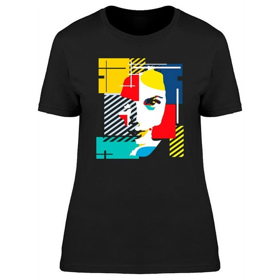 Cubist Abstract Woman T-Shirt Women -Image by Shutterstock, Female Medium