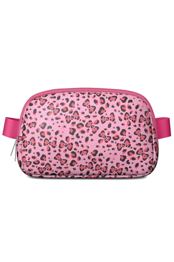 Cubist Cheetah Waist Pack&nbsp;– Waterproof Fanny Pack with Geometric Spot Design, Avant-Garde & Unique