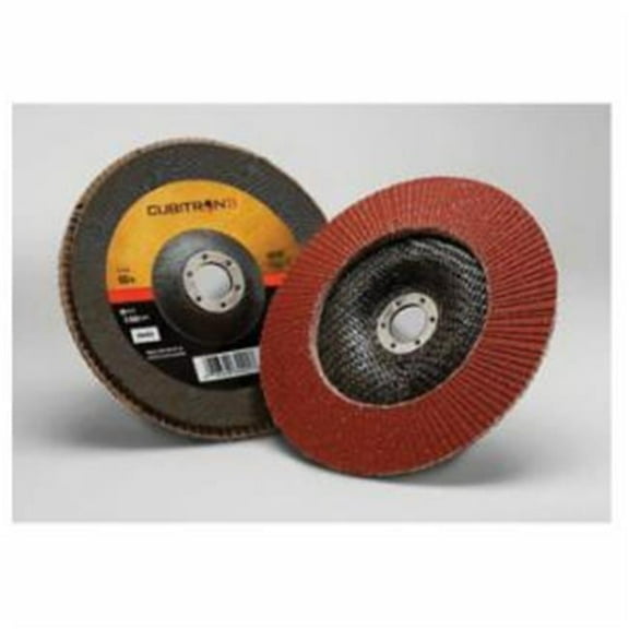 Cubitron Ii 405-076308-64374 4.5 x 0.62-11 in. 969F Precision Shaped Coated Flap Disc, 60 Plus Grit Medium