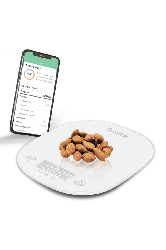 Battery Powered High Precision Sensors Wireless Data Transfer Smart Kitchen Scale