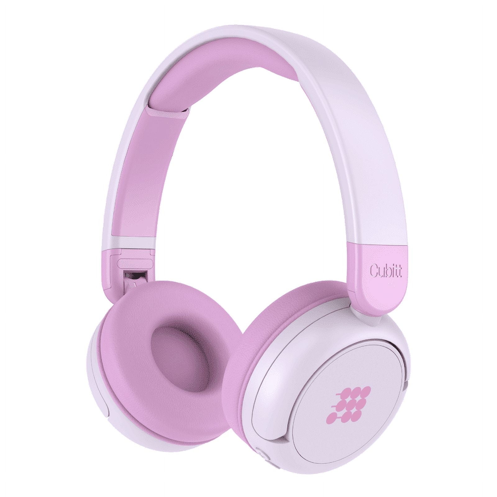 Cubitt Bluetooth Headphones for Kids, Wireless , with Premium Sound Quality, Built In Microphone, 24 hours Playtime, Study Mode and Deep Bass, AUX Cord for Tablets, Airplane, Phone, PC