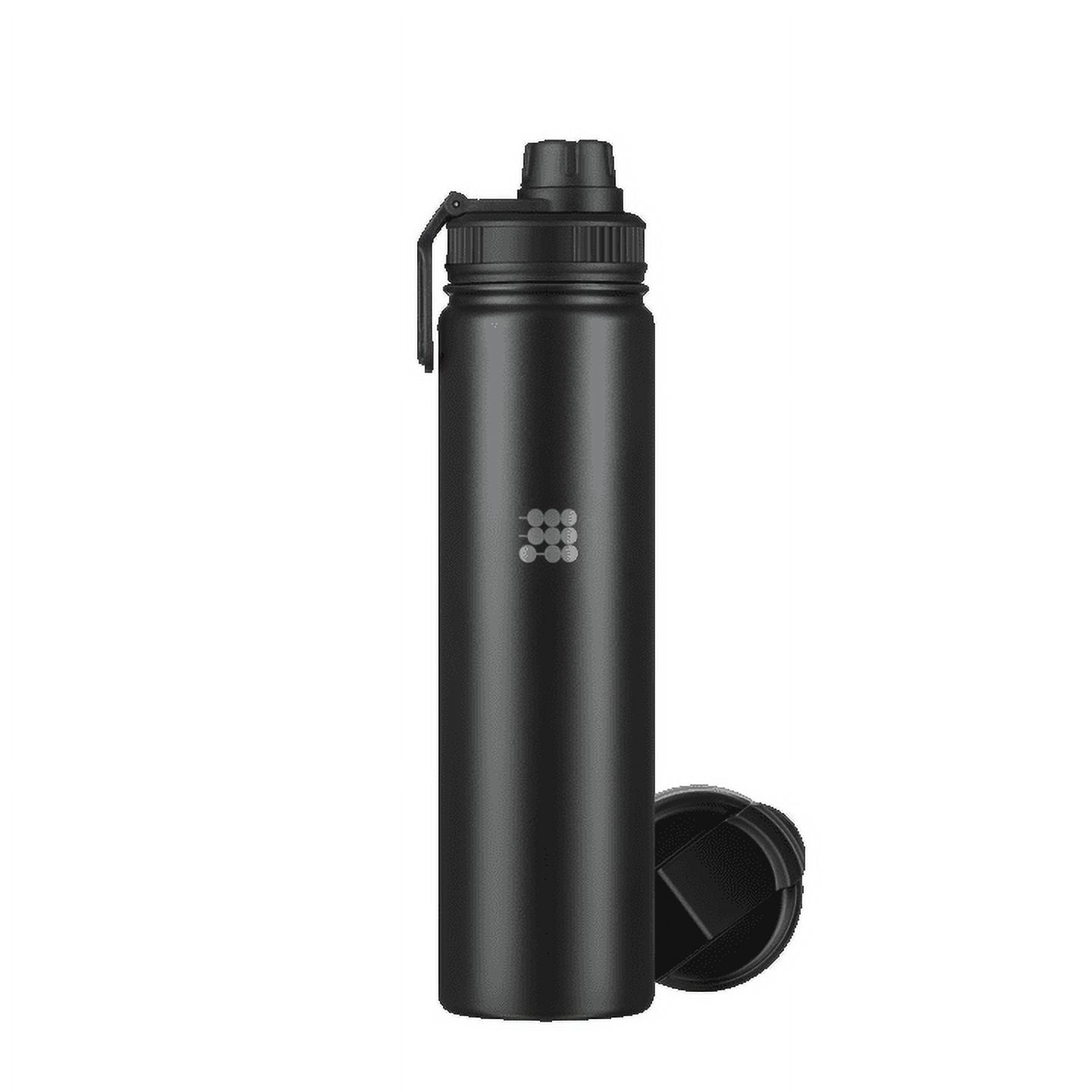 DRINKPOD Hydromate 20 oz. Black Stainless Steel Vacuum Insulated Hydration  Water Bottle With Tracking App and Reminder Settings DP-HYDRO-B - The Home  Depot