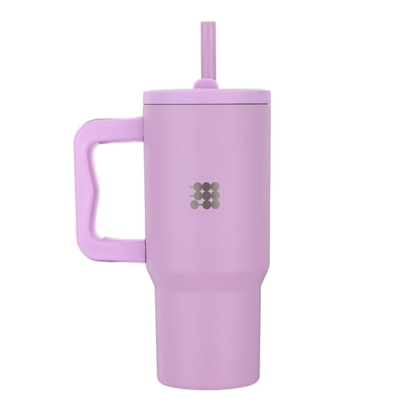 Cubitt Mini Tumbler 24oz Leak-Proof Stainless Steel Insulated Cup with Handle and Straw, BPA-Free, Dishwasher Safe, Keeps Drinks Cold Up to 24 Hours