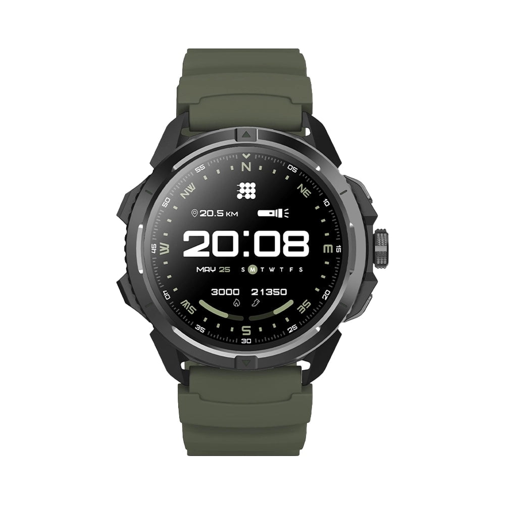 Cubitt TERRA Rugged Smartwatch with Dual-Band GPS (L1+L5), 1.48” AMOLED Display, Offline Maps, AI Coach, VITA Assistant, Military Certified, 5ATM, Up to 14-Day Battery Life