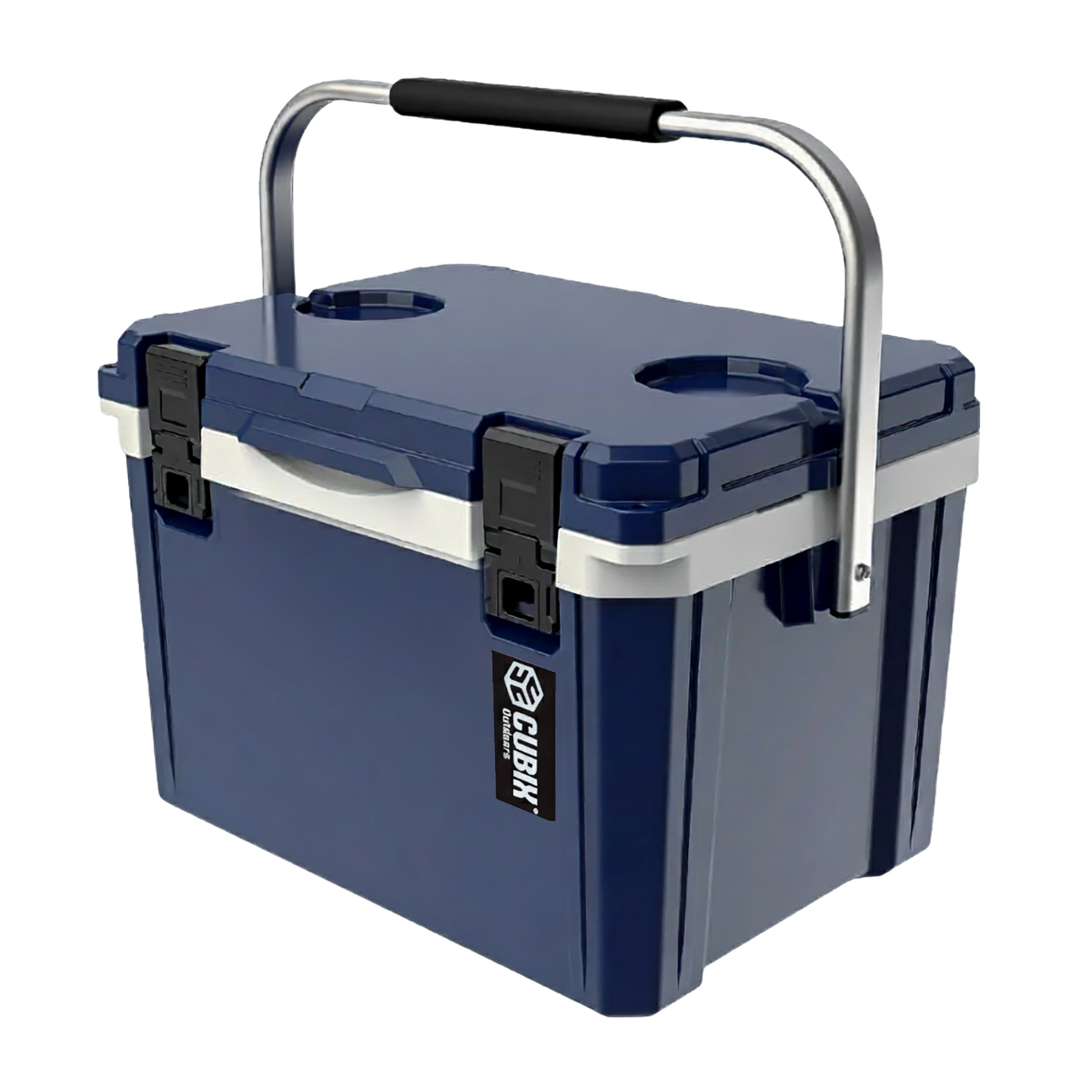 Cubix Outdoors® 20Q Lightweight Portable Insulated Hard Cooler Fits 30 Cans - Abyss Blue