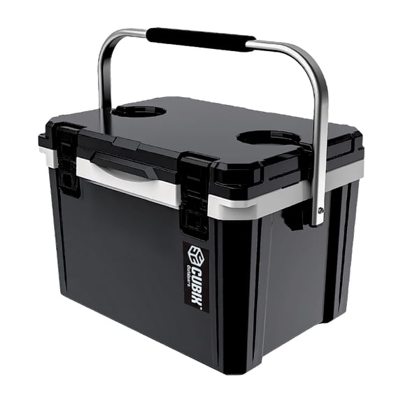 Cubix Outdoors QuadraL 20Q Lightweight Cooler - Black