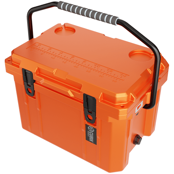 Cubix Outdoors QuadraL 20Q Lightweight Cooler - Ember Orange