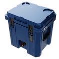 thumbnail image 1 of 5 Gallon, 2-in-1 Beverage Dispenser/Cooler - QuadraX Hard Cooler-Abyss Blue, 1 of 9