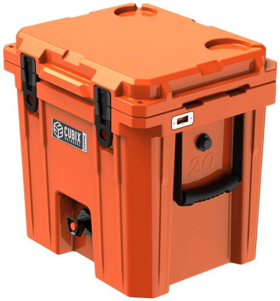5 Gallon, 2-in-1 Beverage Dispenser/Cooler - QuadraX Hard Cooler