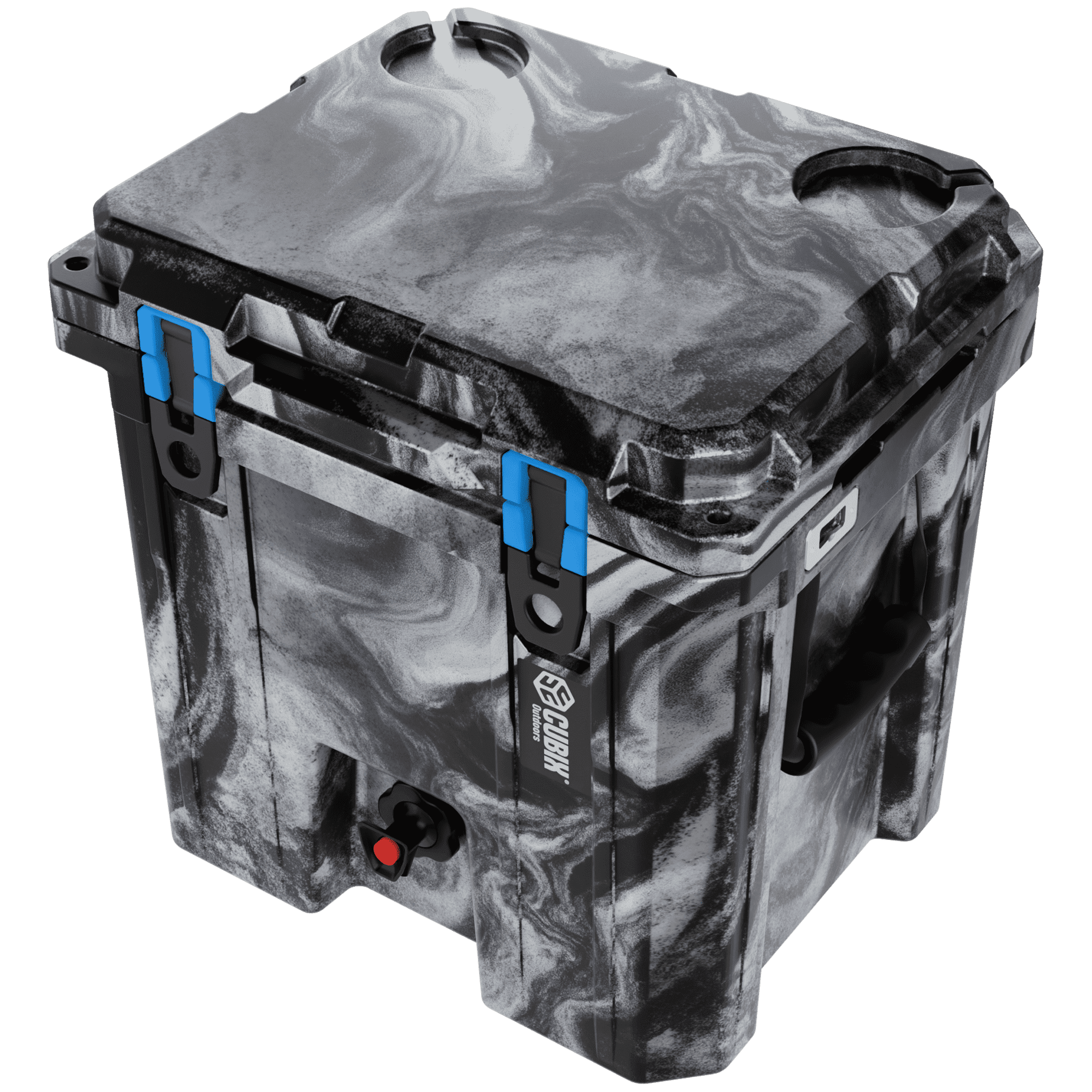 Cubix Outdoors® QuadraX 5 GAL 2-in-1 Portable Insulated Hard Beverage Dispenser and Cooler Fits 14 Cans - Winter Camo