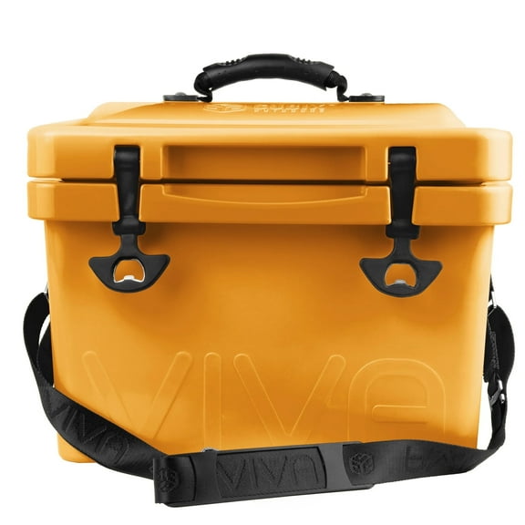 Cubix Outdoors Viva 14 QT On-The-Go Portable Insulated Hard Cooler - Fits 18 Cans - Zesty Orange