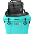 thumbnail image 1 of Cubix Outdoors Viva 25 QT Portable Insulated Hard Cooler and 8L Soft Cooler Bag Insulated Lunch Box - Fits 30 Cans - Turquoise+Light Grey, 1 of 8