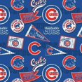 thumbnail image 1 of Cubs Flag Cotton Fabric, 1 of 1