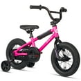thumbnail image 1 of Glerc 12 inch Kids Bike for 1 2 3 4 Years Old Boys Girls Beiginner Toddlers Riders BMX Style Bicycle with Training Wheels Coaster Brake, Pink, 1 of 10
