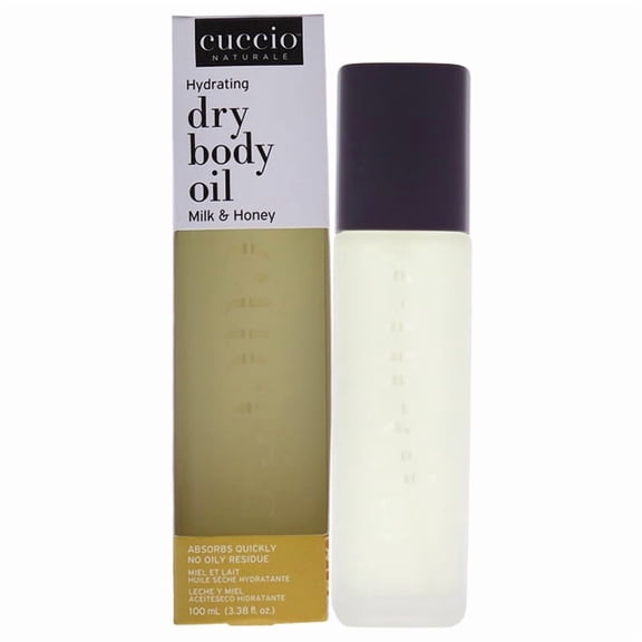 Cuccio Hydrating Dry Body Oil - Milk and Honey, 3.38 oz Oil